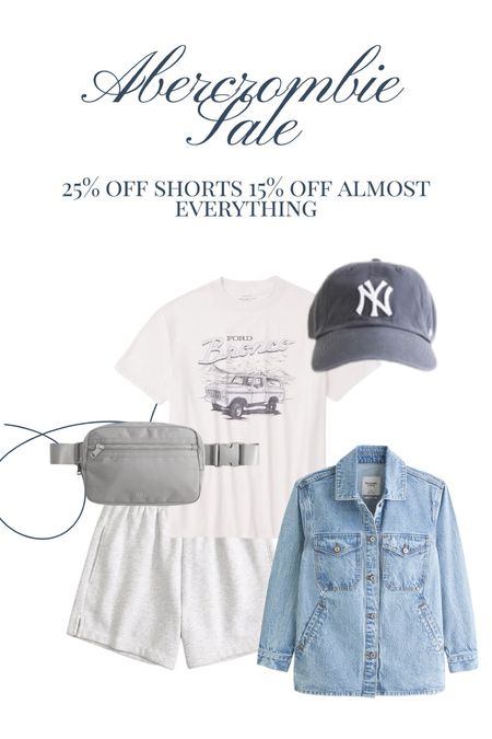 Abercrombie 25% off shorts and 15% off almost everything. My picks for a relaxed weekend outfit 

#LTKFindsUnder50 #LTKSaleAlert #LTKStyleTip