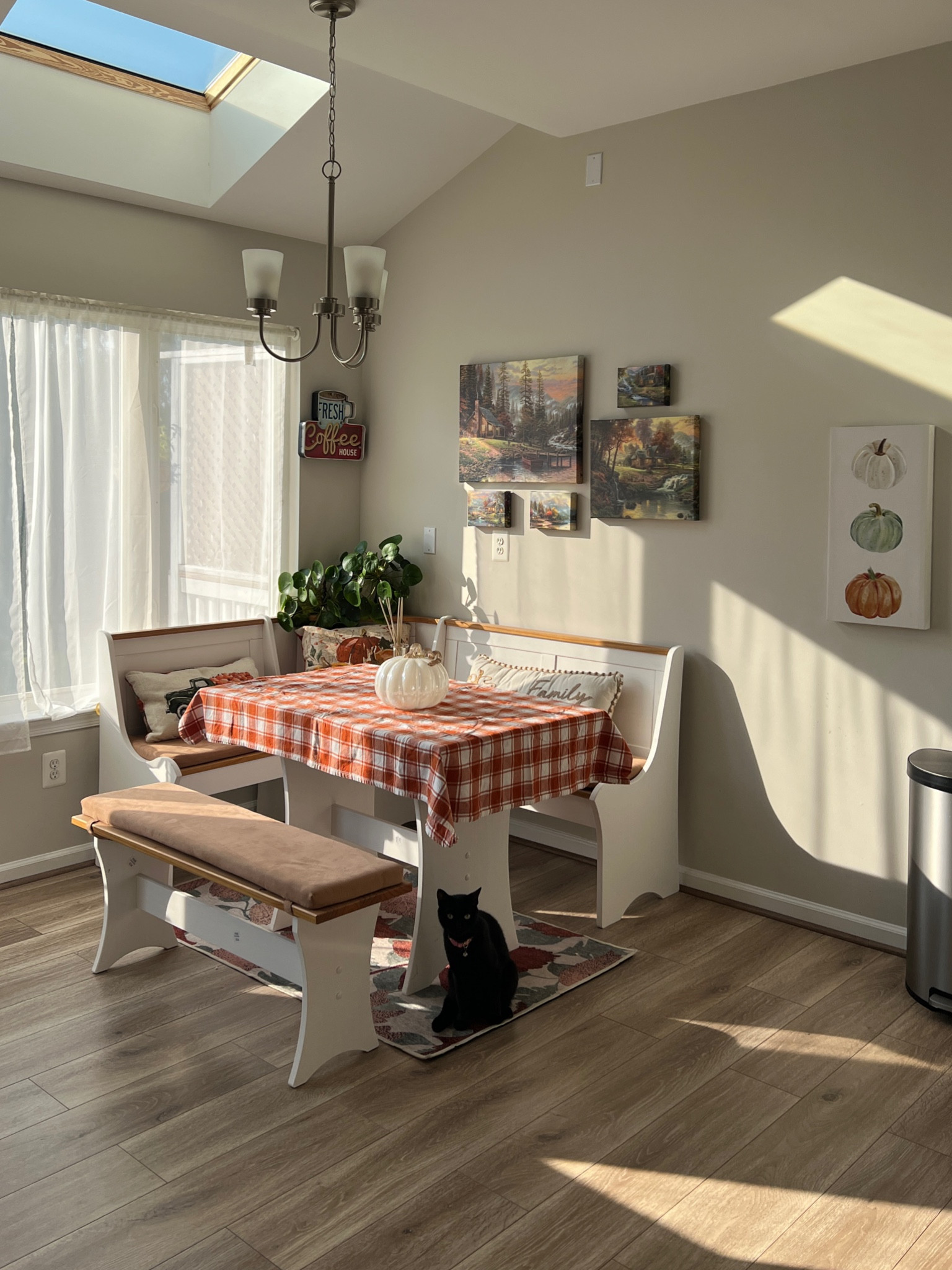 Halloween decor, coffee table, breakfast nook, morning sunshine, interior design, home decor, fall decor

#LTKSeasonal #LTKFallSale #LTKHome