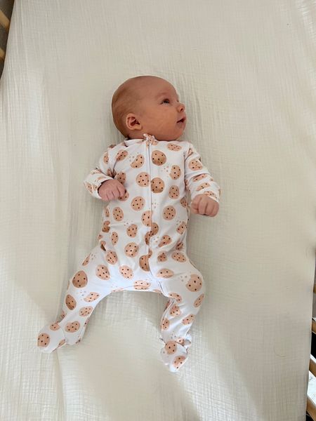 Baby pajamas we LOVE! These are the softest, comfiest pjs. Ezra is in 0-3 month right now! 
Footies, baby clothes, newborn gowns, caden lane, bamboo pjs 

#LTKbaby