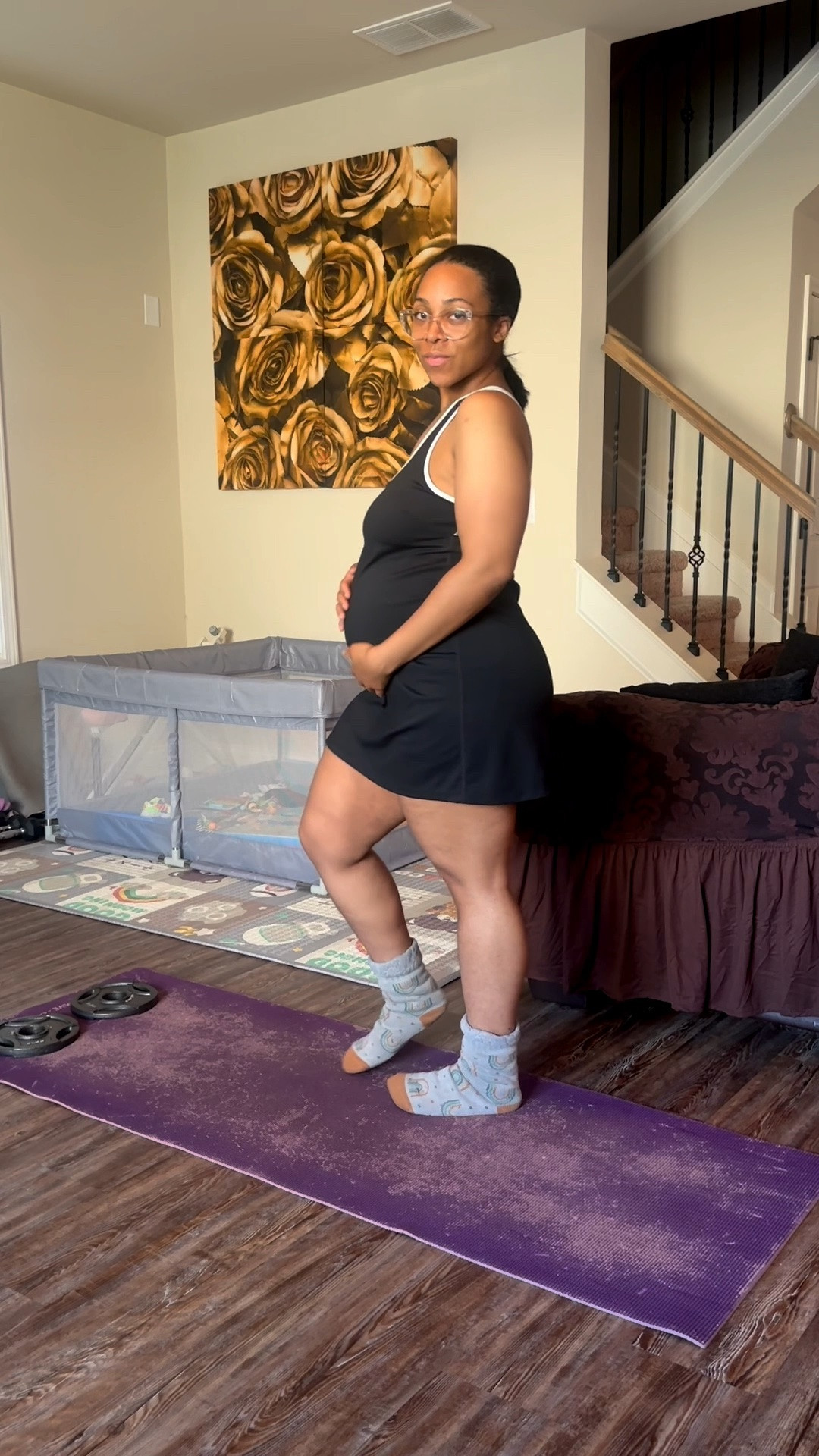 Had this workout dress for a while and I wasn’t to sure how it would fit over my belly but super cute and comfy it was.

#LTKfitnessgoals #LTKActive #LTKBump