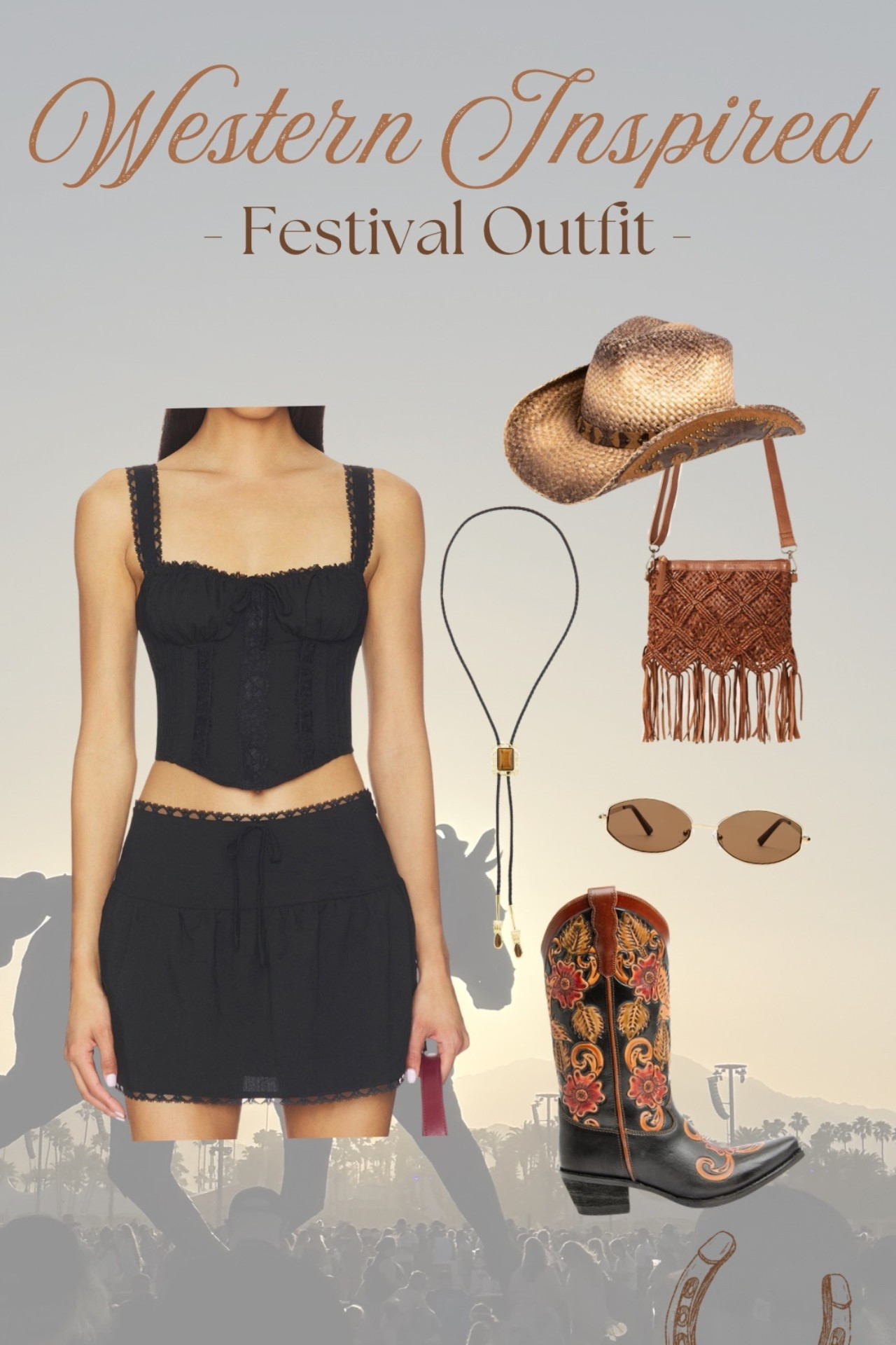 Workin’ on me 🤠🎶 matching sets are always a must! #stagecoachoutfits2026 #countryconcertoutfit #westernfashion #stagecoachoutfits #stagecoach @Boot-Barn @Revolve 

#LTKFestival