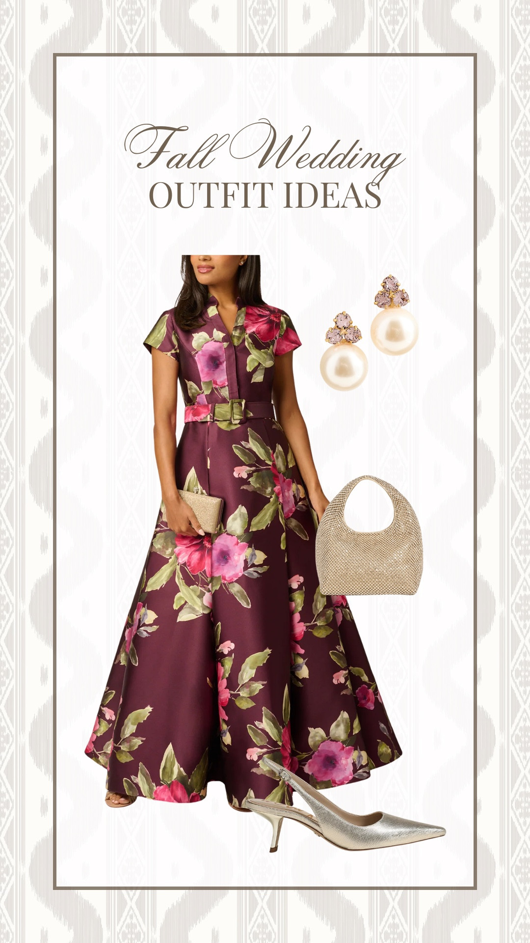 Fall wedding guest outfit idea!

Fall wedding // wedding guest outfit