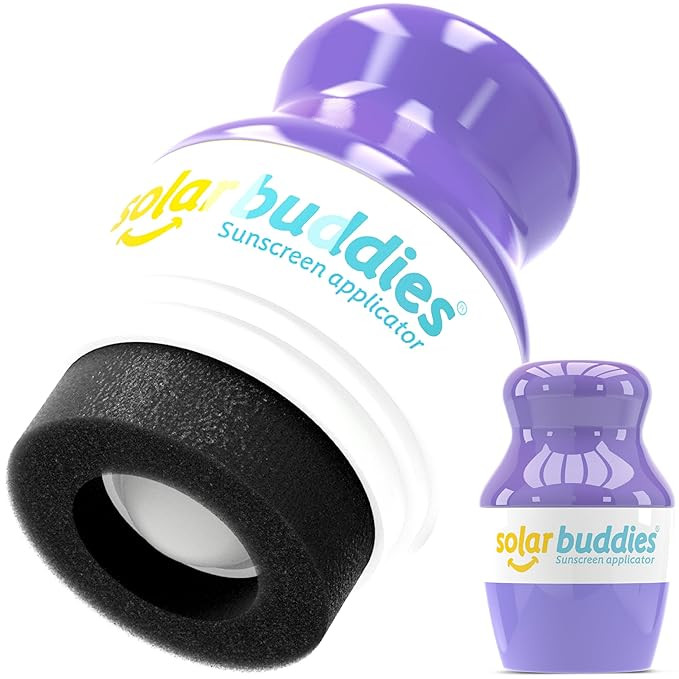 Solar Buddies Empty Refillable Applicator - Single Purple - Roll-On Sponge for Lotion & Cream - K... | Amazon (US)
