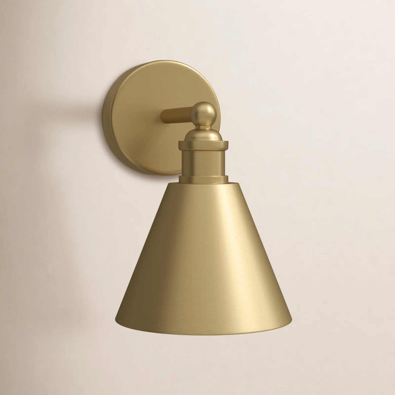 Elton Single Light Dimmable Armed Sconce | Birch Lane