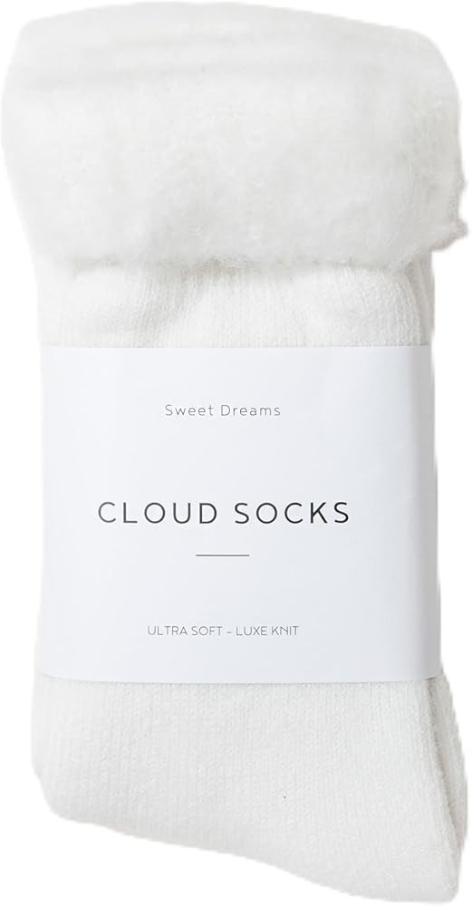 Sweet Dreams Plush Cloud Socks - Super Soft, Warm & Cozy Lounging, Cold Weather, Sleep Socks for ... | Amazon (US)