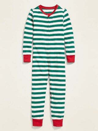 Unisex Striped Pajama One-Piece for Toddler &#x26; Baby | Old Navy (US)