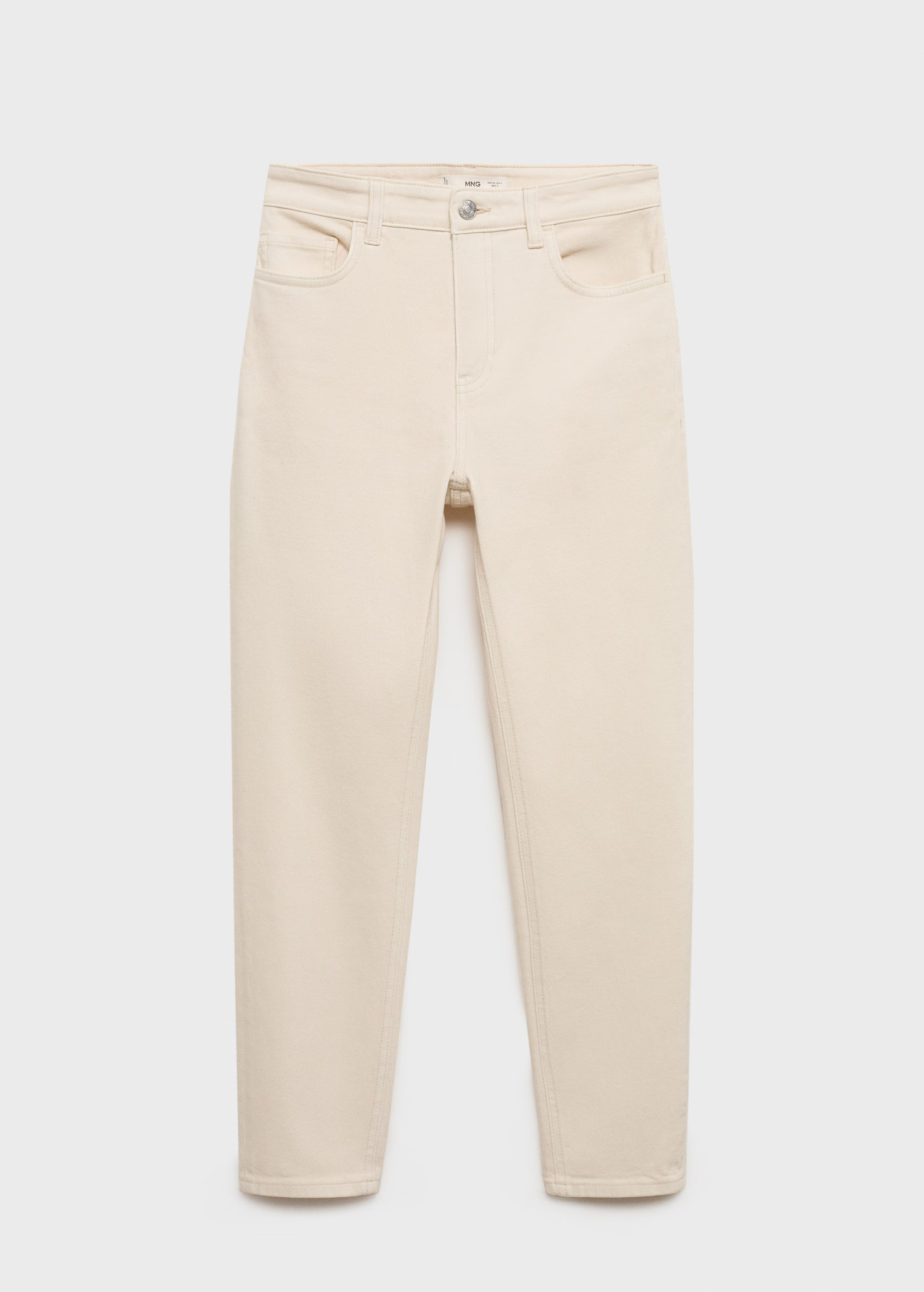 Newmom comfort high-rise jeans - Women | MANGO United Kingdom | MANGO (UK)