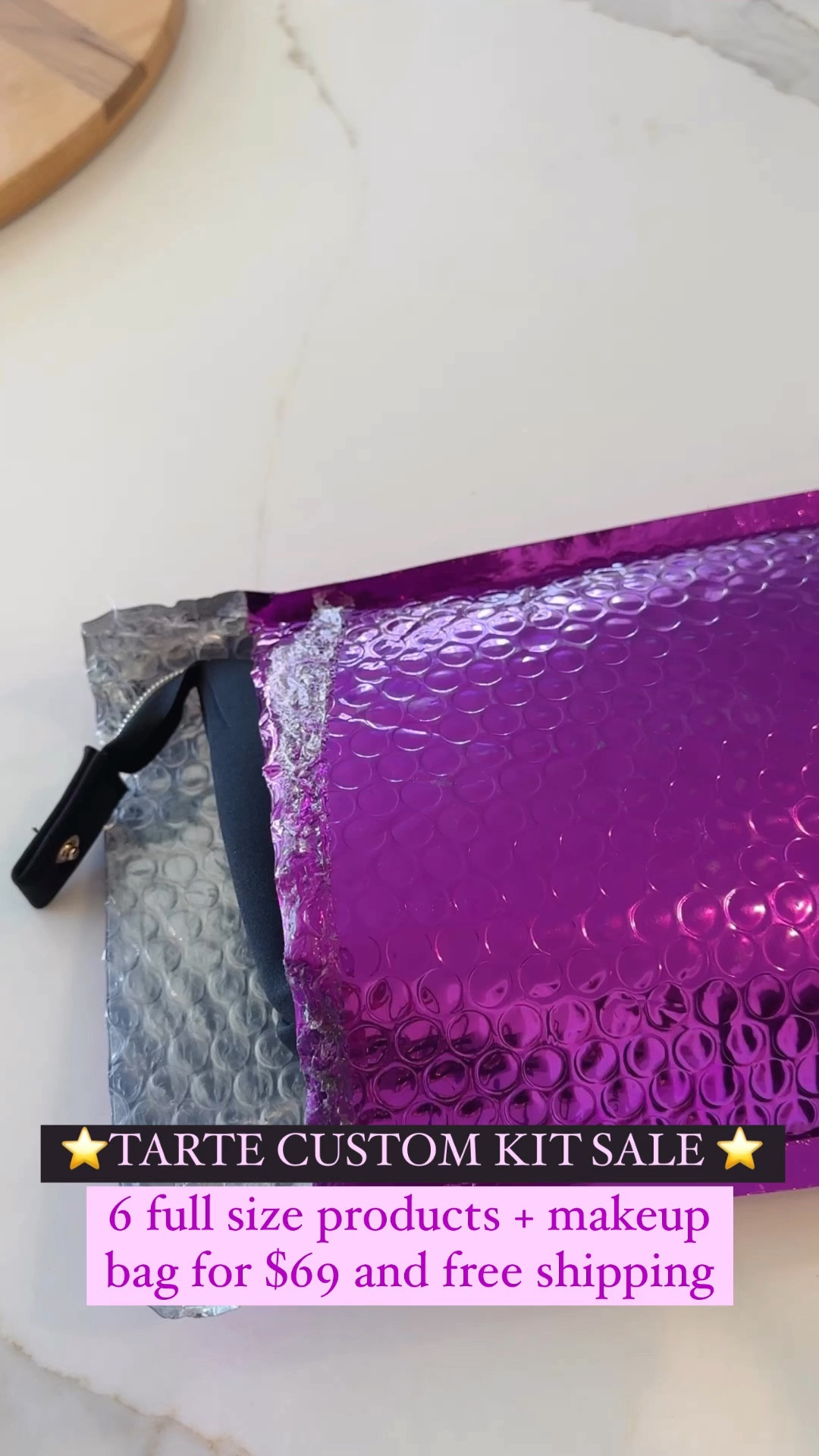 TARTE CUSTOM KIT SALE!! 

Choose 7 products for $69 + free shipping  ⭐️⭐️