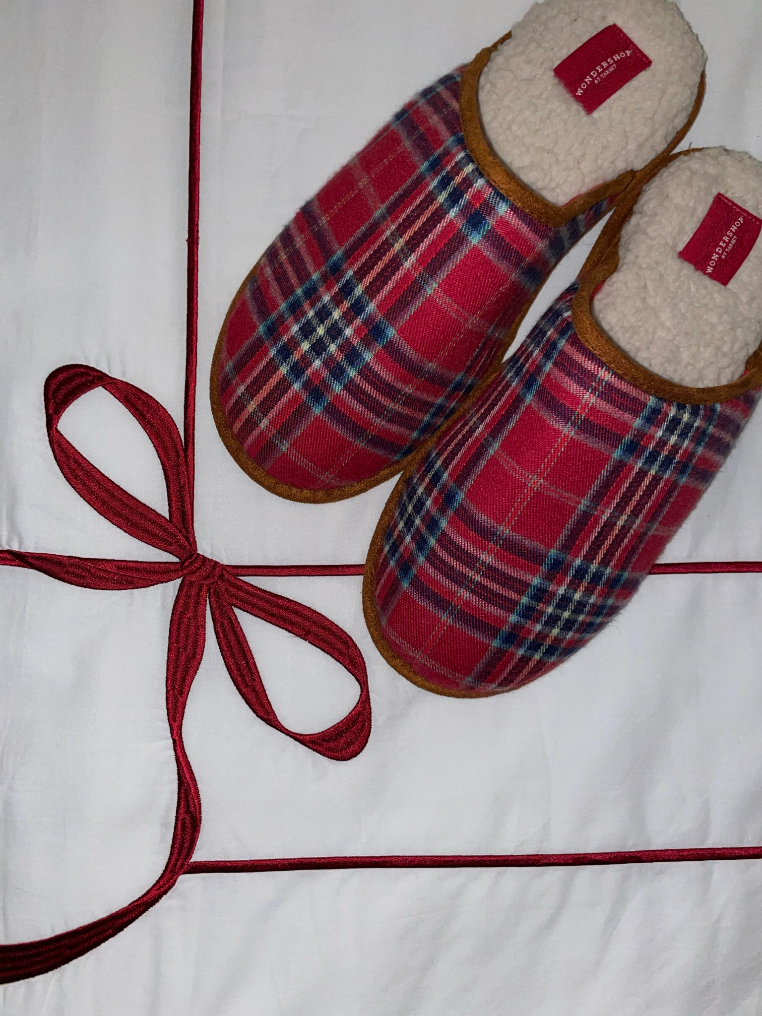 Tartan holiday plaid slippers for under $15 this Cyber Monday from Target  

#LTKHoliday #LTKCyberWeek