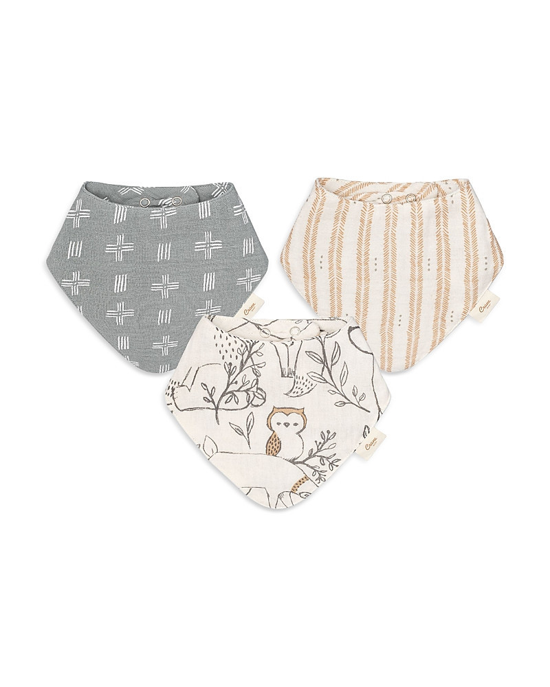 Crane Baby Ezra Woodland Muslin Bib Set, 3 Pack - Ages 0-36 Months | Bloomingdale's (US)