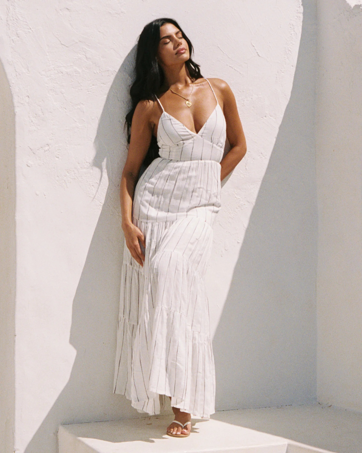 Laina Dress - Fine Line Stripe | L*Space