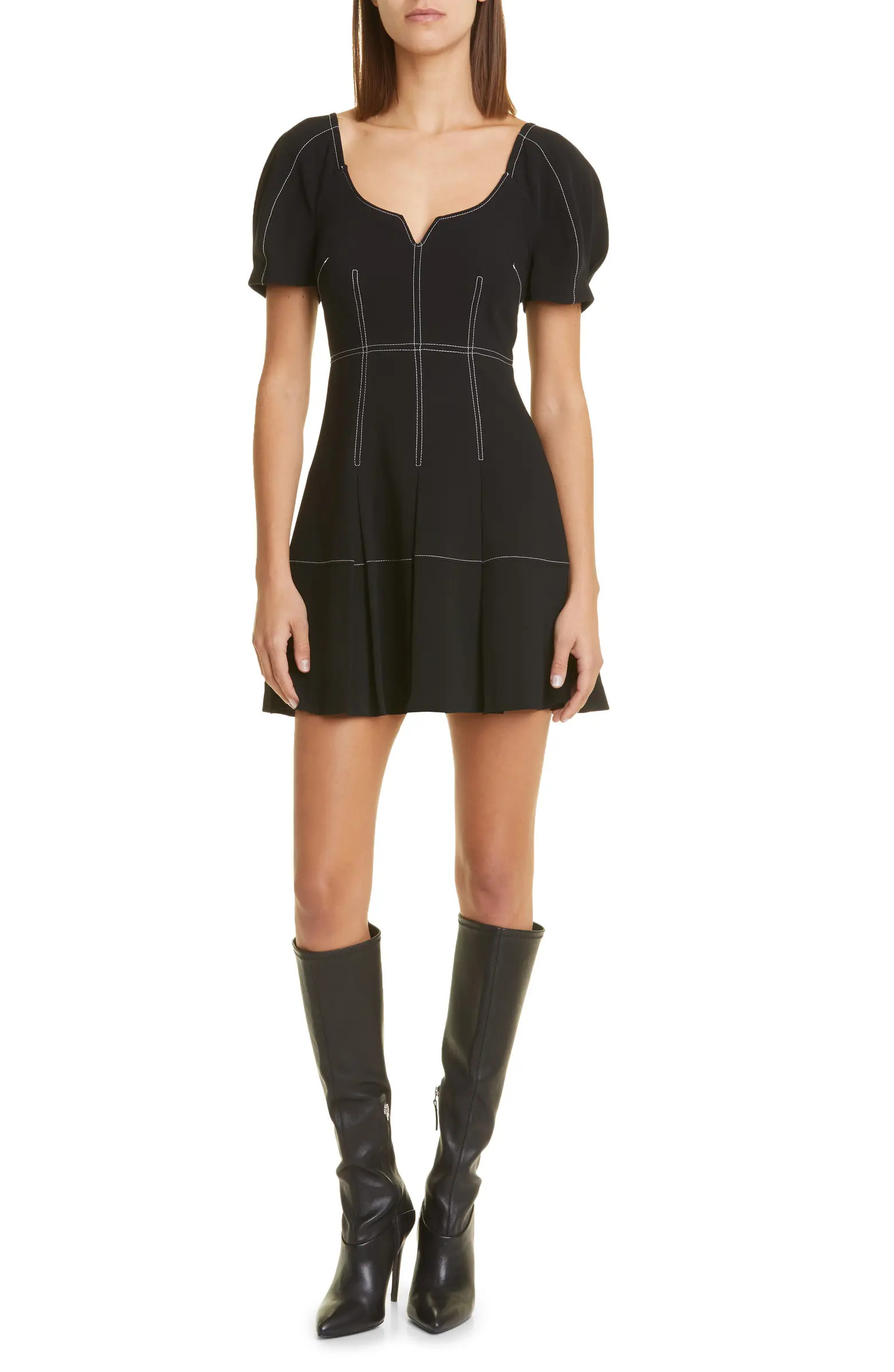 Maddie Topstitch Dress | Nordstrom