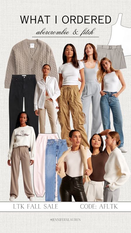 LTK FALL SALE 

Abercrombie & Fitch. AF. Sale. Fall. Pants. Jeans. Tops. Sweaters. Skirt. 

#LTKfindsunder100 #LTKSale