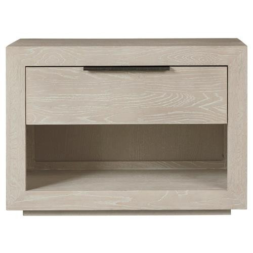 Leighton Modern Classic Grey Nightstand | Kathy Kuo Home