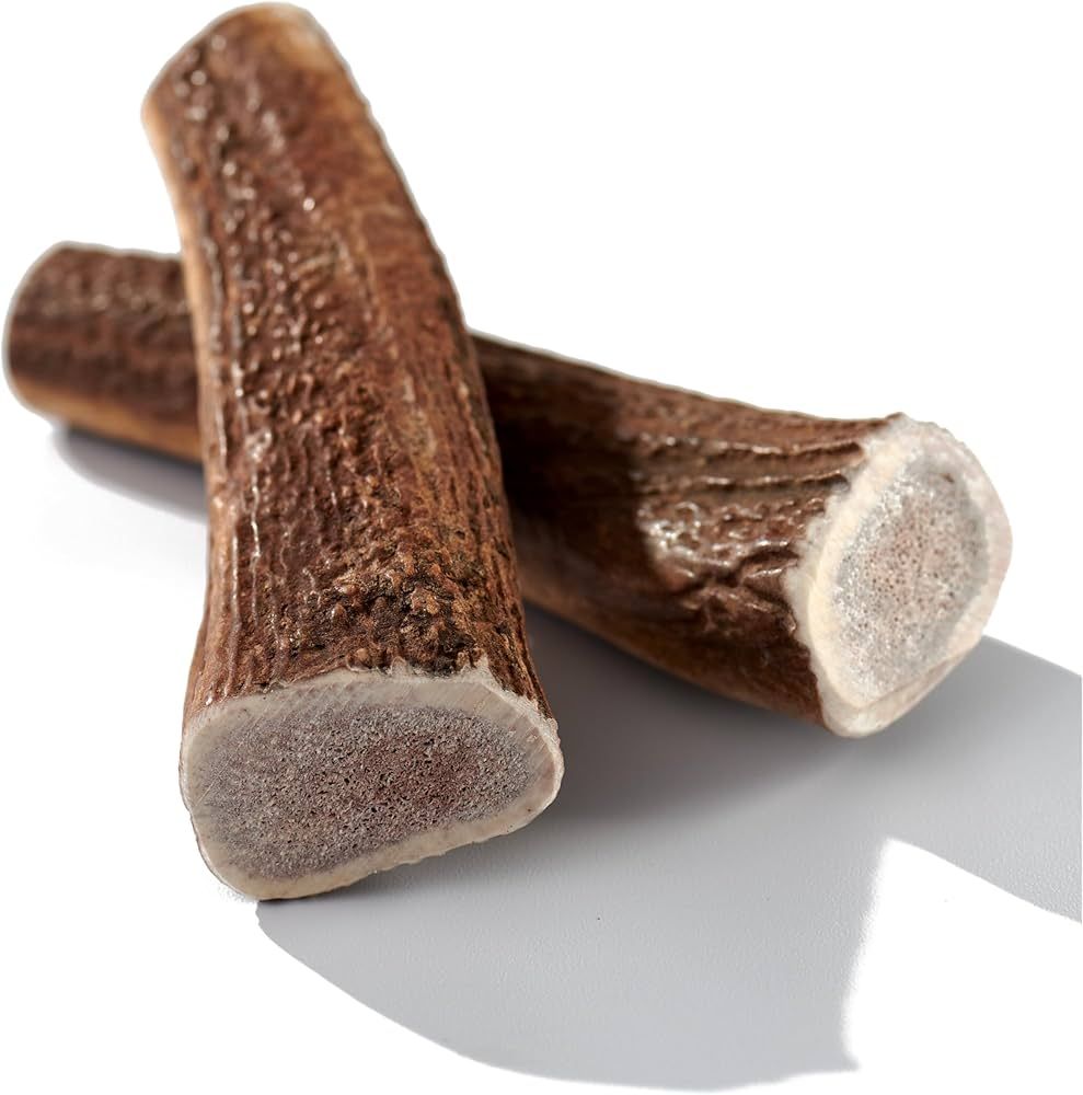 Buck Bone Organics Dog Chews, Elk Antlers for Dogs, Long Lasting Dog Bones for Aggressive Chewers... | Amazon (US)