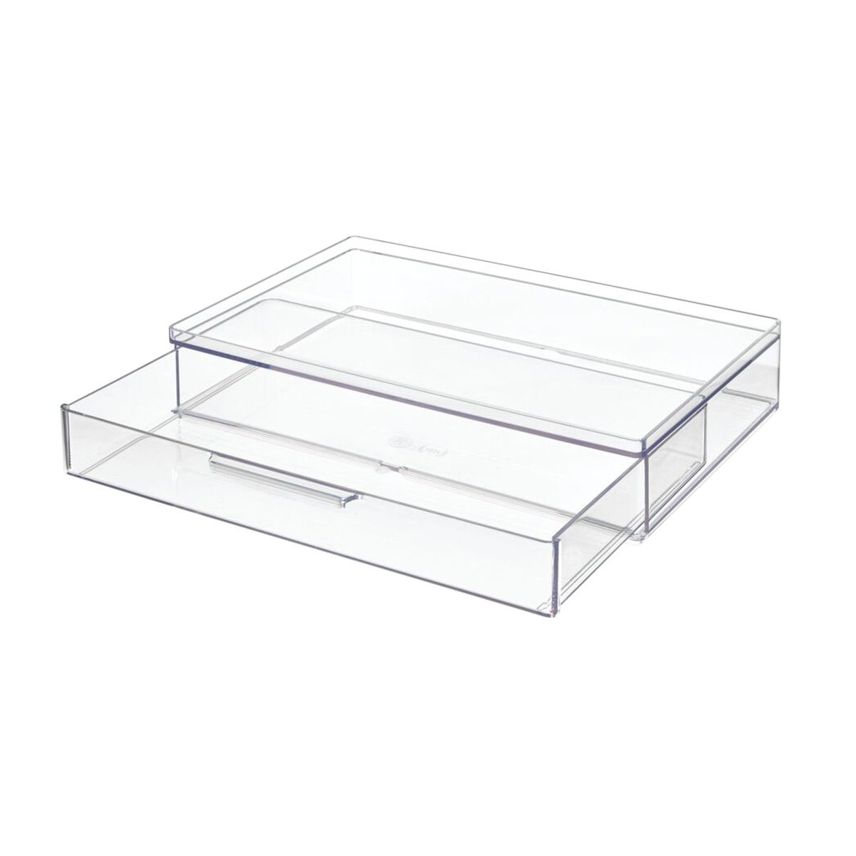 THE HOME EDIT Large Shallow Drawer Clear | The Container Store