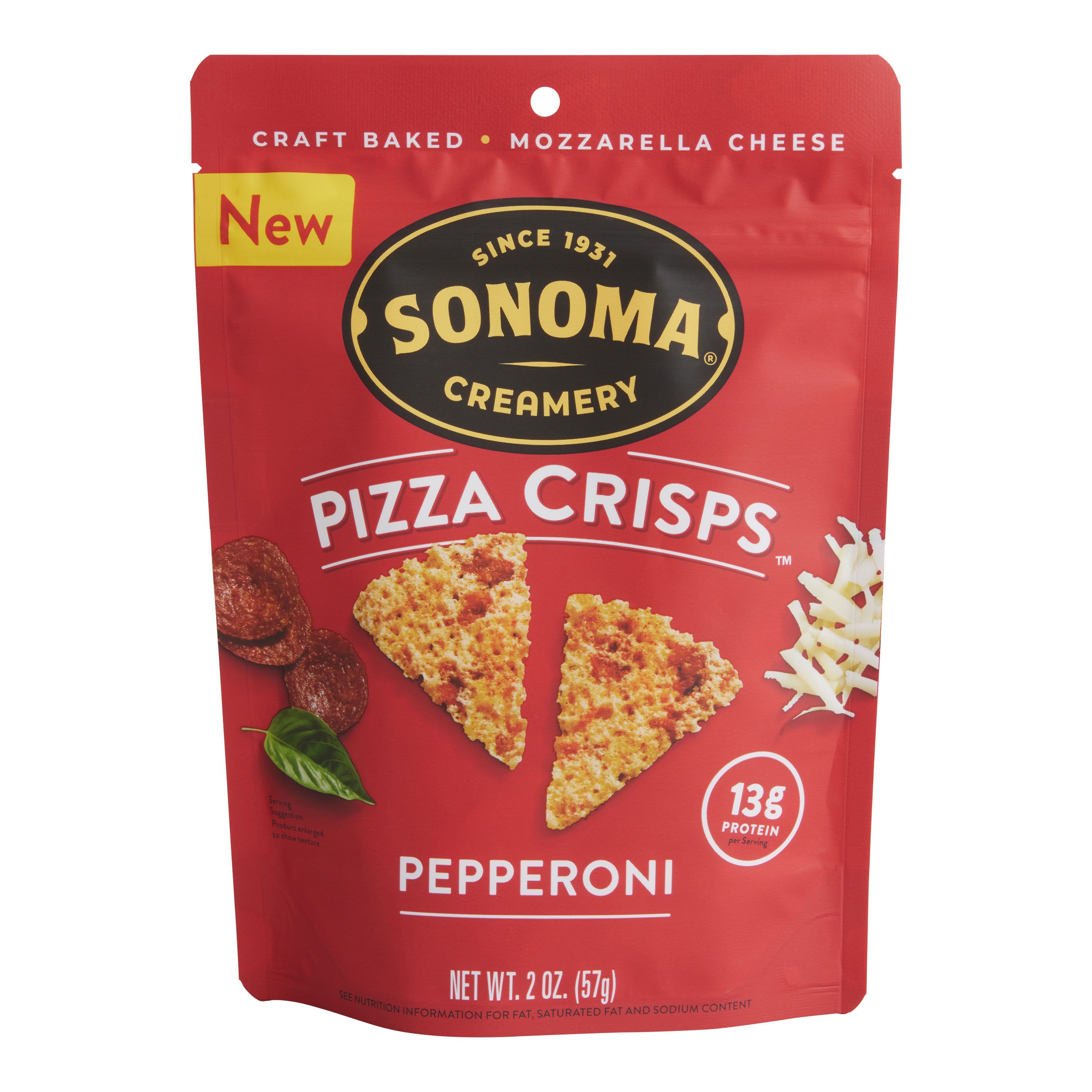 Sonoma Creamery Pepperoni Pizza Crisps Set of 2 | World Market