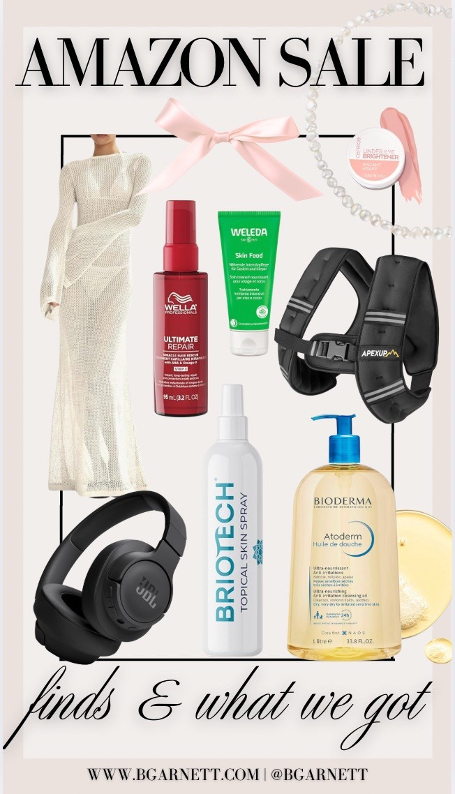 What we bought from the Amazon spring sale 

Amazon sale | sale funds | healthy hair | hair essentials | skincare | summer skincare | weighted vest | headphones | gym headphones | beach coverups | vacation outfit 

#LTKFindsUnder50 #LTKBeauty #LTKSaleAlert