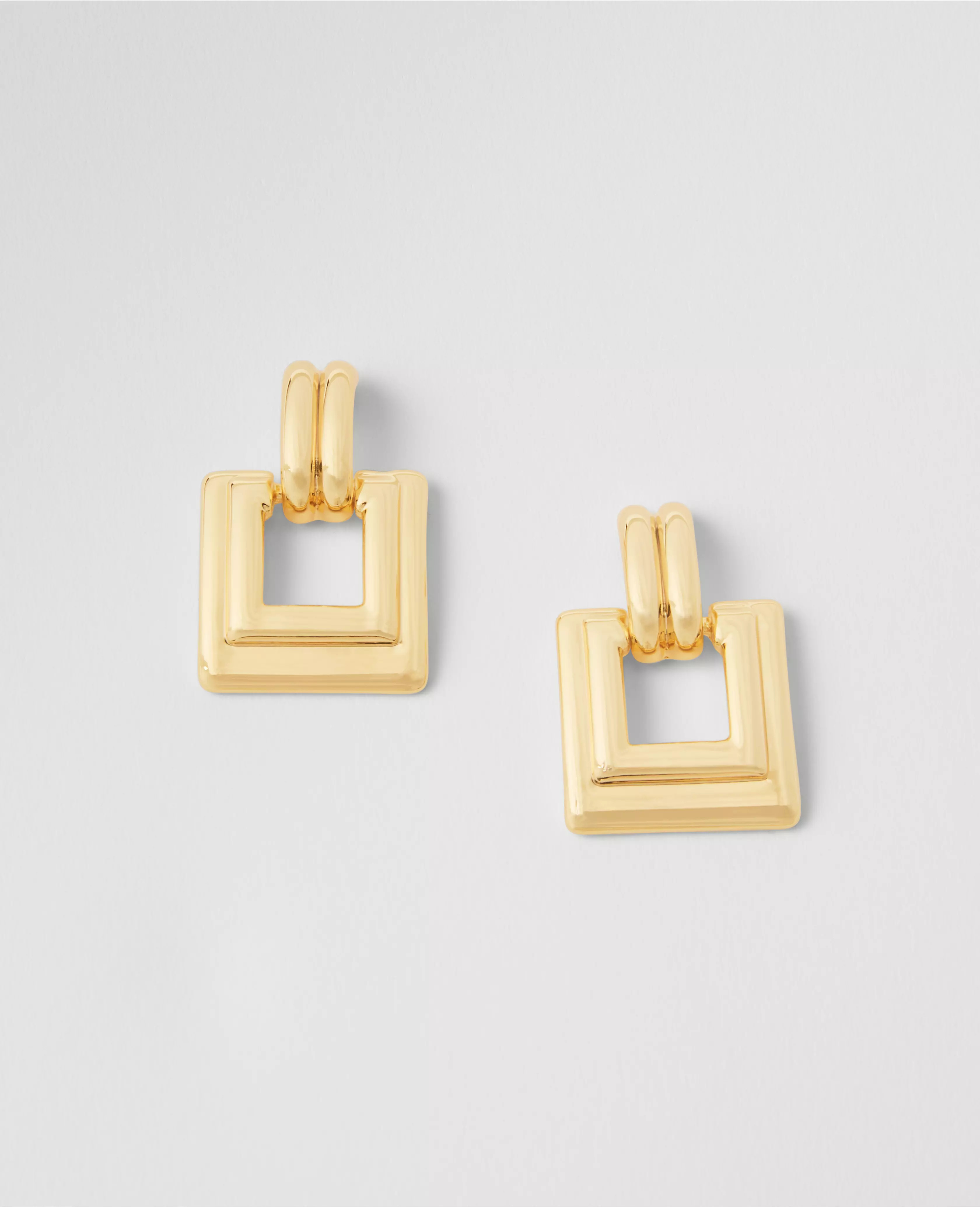 Metal Square Drop Earrings | Ann Taylor