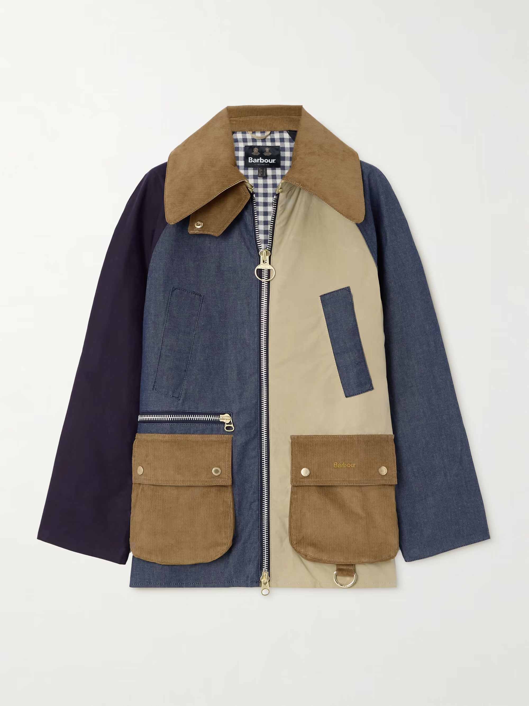 Gunnerside paneled cotton-canvas, denim and corduroy jacket | NET-A-PORTER (US)
