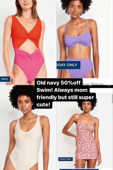 50% off swim for ALL! And linen @ old navy!