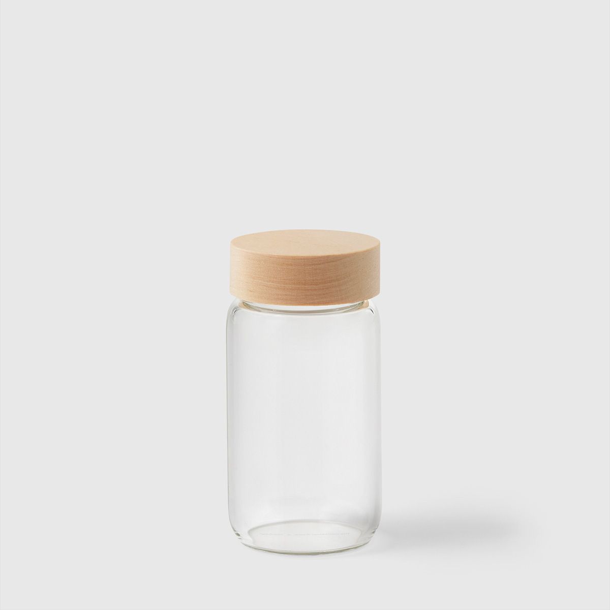 Marie Kondo Glass Spice Jar w/ Birch Lid Birch | The Container Store
