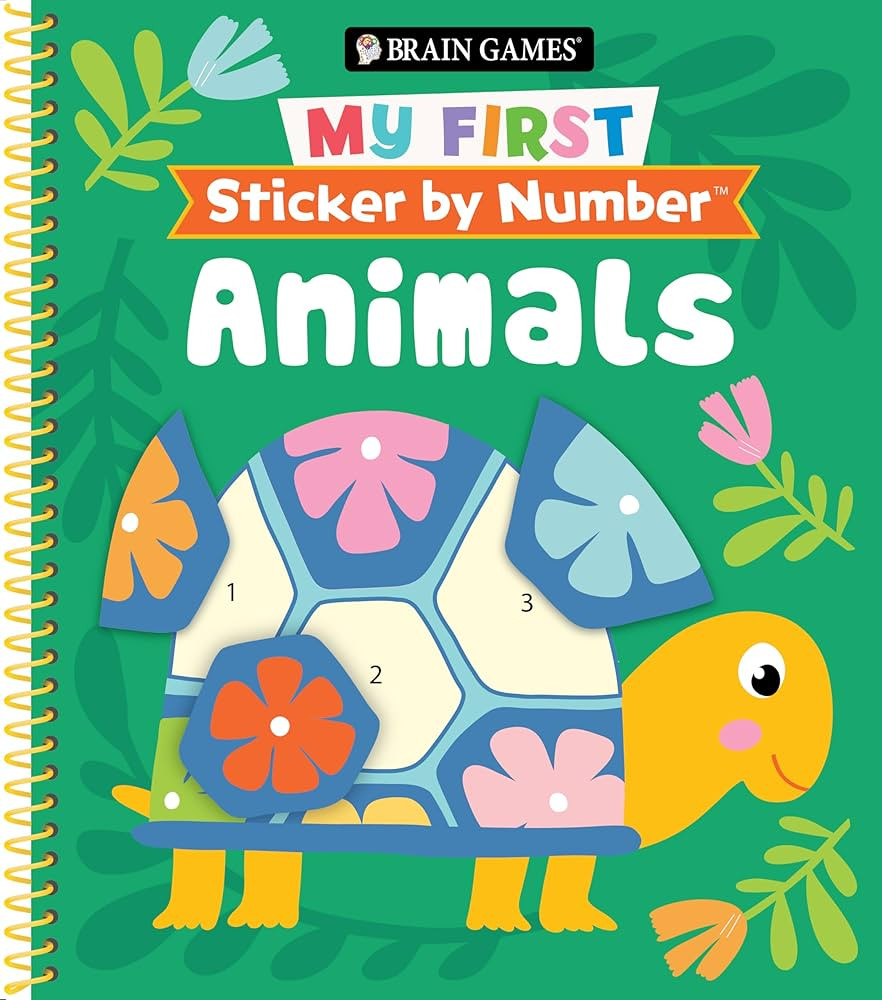 Brain Games - My First Sticker by Number: Animals | Amazon (US)