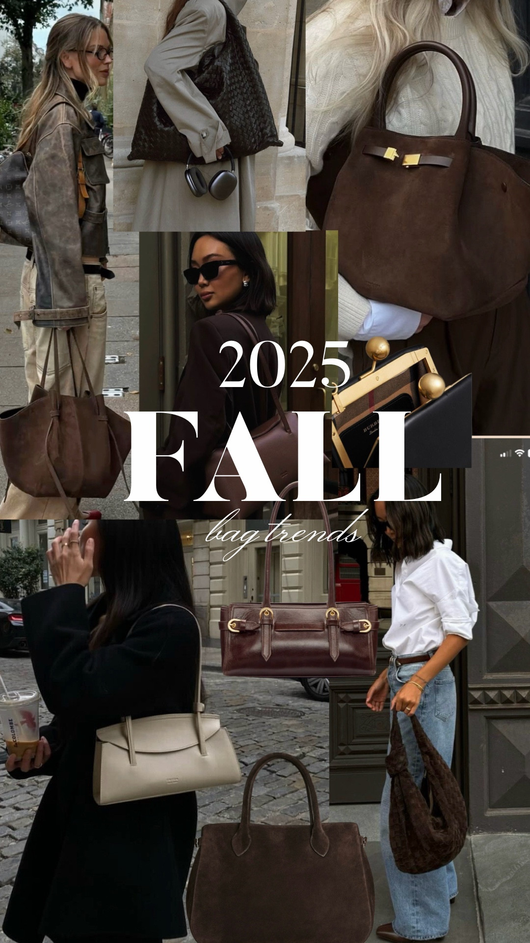 Fall fashion trends 2025: BAGS!
Bags cool girls are wearing: 
Big oversized square bags
East west(baguette) bags
Big slouchy bags 

#LTKGiftGuide #LTKItBag #LTKWorkwear