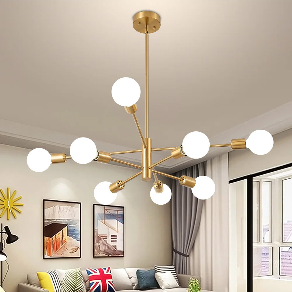 Glenarm 8-Light Modern Sputnik Sphere Chandelier | Wayfair North America
