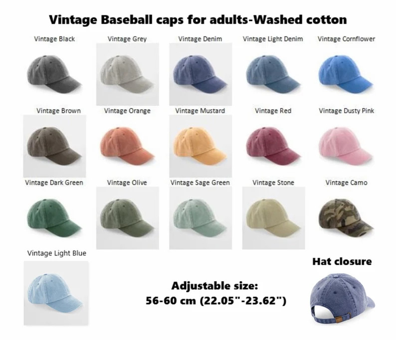 Dad Mini Matching Hats Set of Two Caps Machine Embroidery Adjustable Baseball Caps - Etsy Singapo... | Etsy (US)