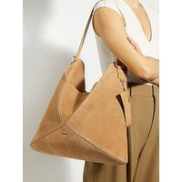Dune London Dearest Suede Slouch Bag - Tan | Very (UK)