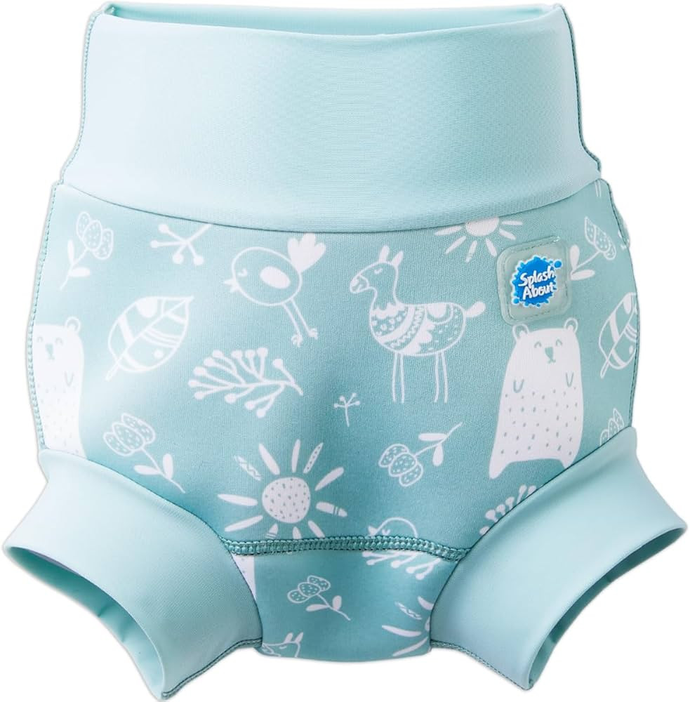 Splash About Happy Nappy Reusable Swim Diaper, Sunny Bear, 12-24 Months | Amazon (US)