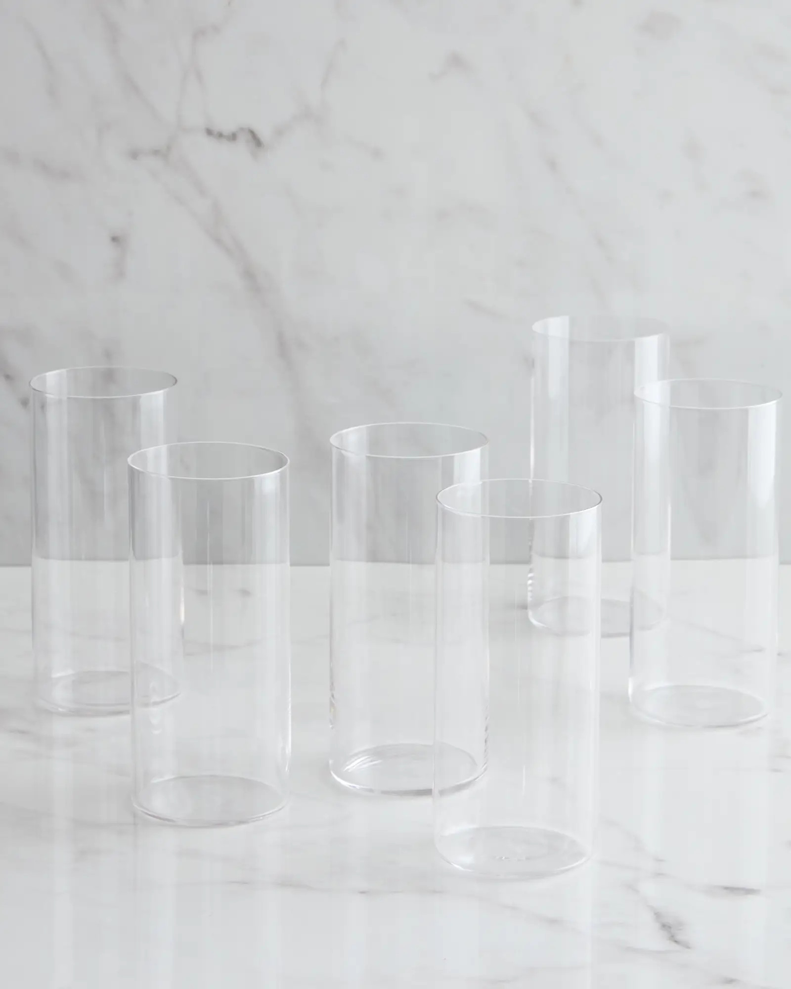 Essential Crystal Tall Drinking Glasses, Set of 6 | Quince