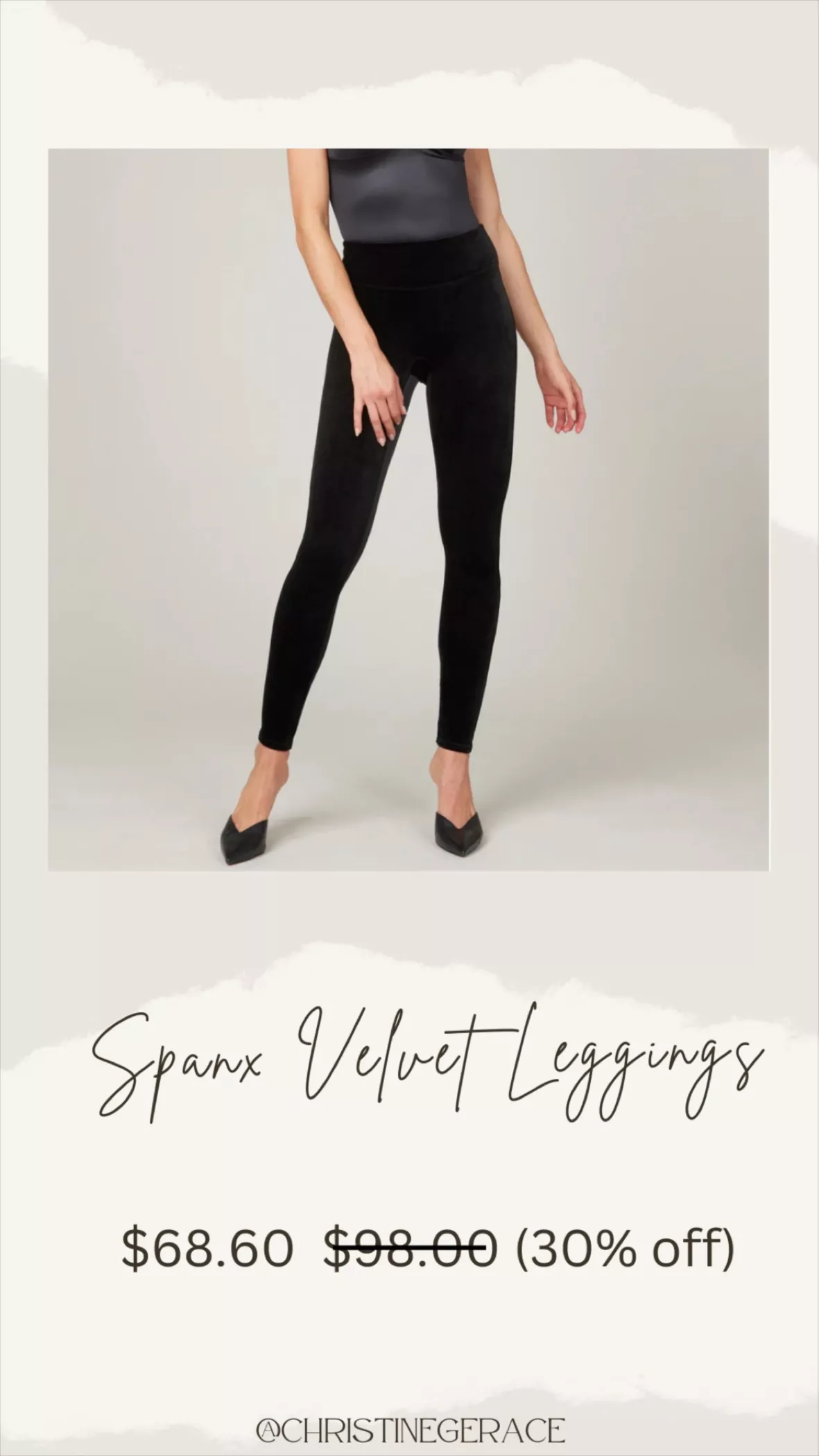 ASSETS by SPANX Women's Velvet Leggings - Black L