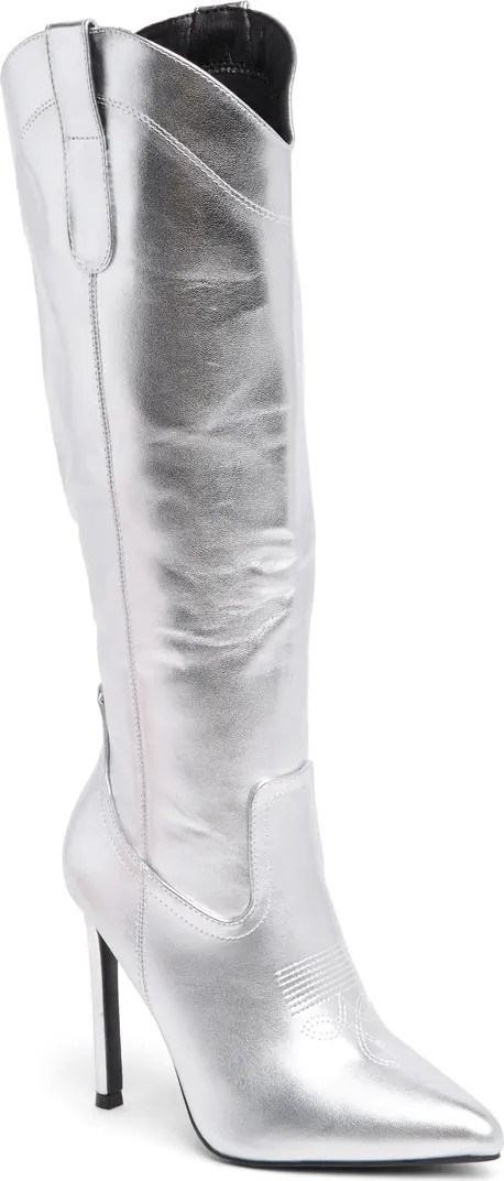 Western Knee High Stiletto Boot (Women) | Nordstrom Rack