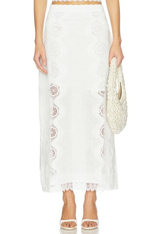 Waimari Lirio Maxi Skirt in White from Revolve.com | Revolve Clothing (Global)