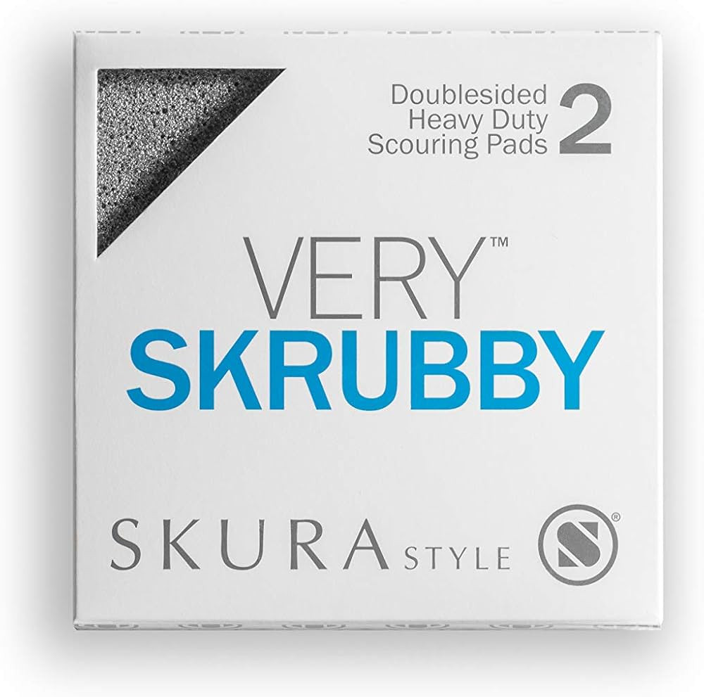 Skura Style VERY™ SKRUBBY Heavy Duty Scouring Pads – for Pots and Pans, Kitchen Cleaning, Odo... | Amazon (US)
