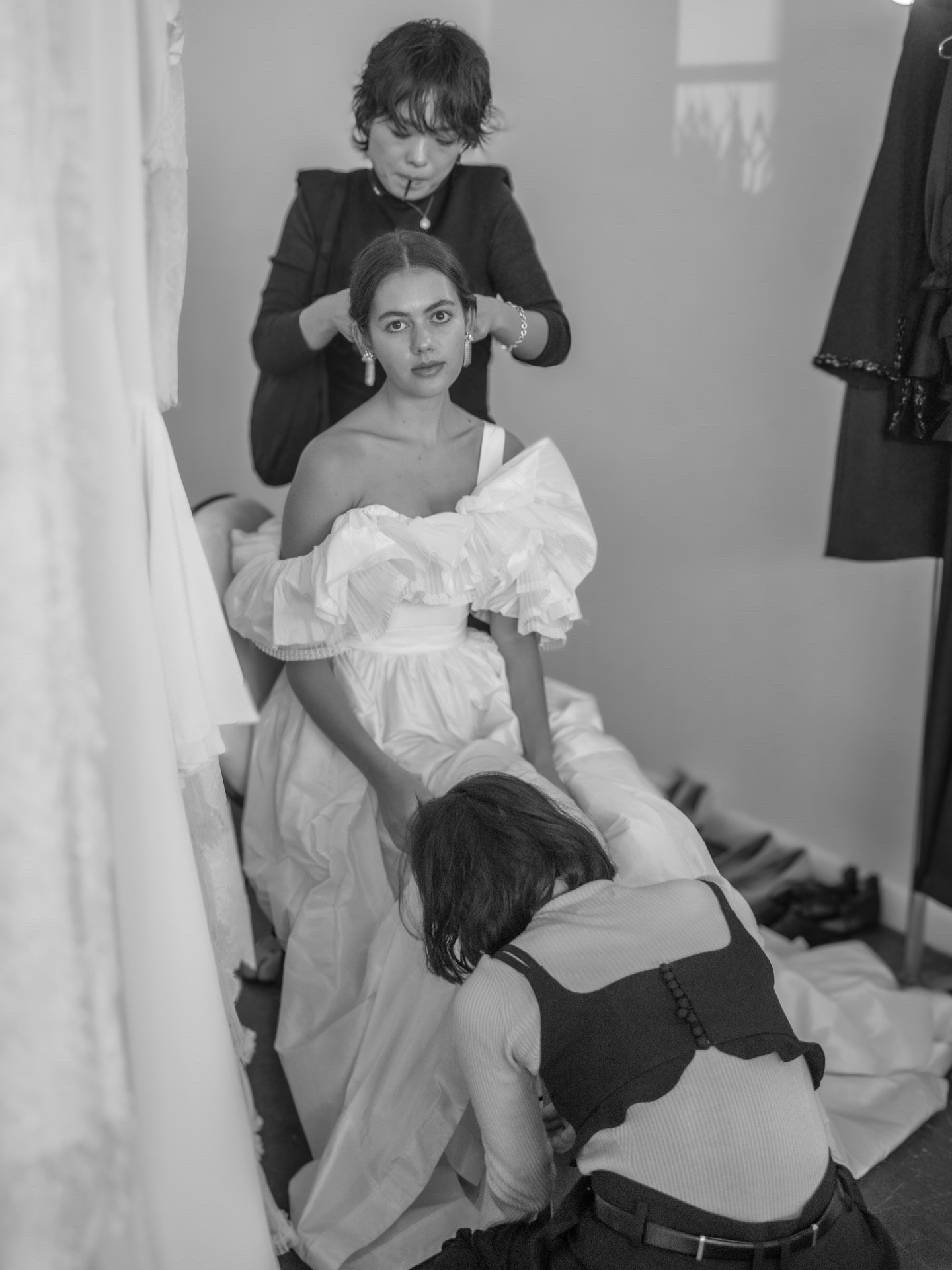 bts @onefinedaybridalmarket with lucid ladybug ✨ #nybfw @nybfw #onefinedaybridalmarket #nyfw #nyc #contentcreators