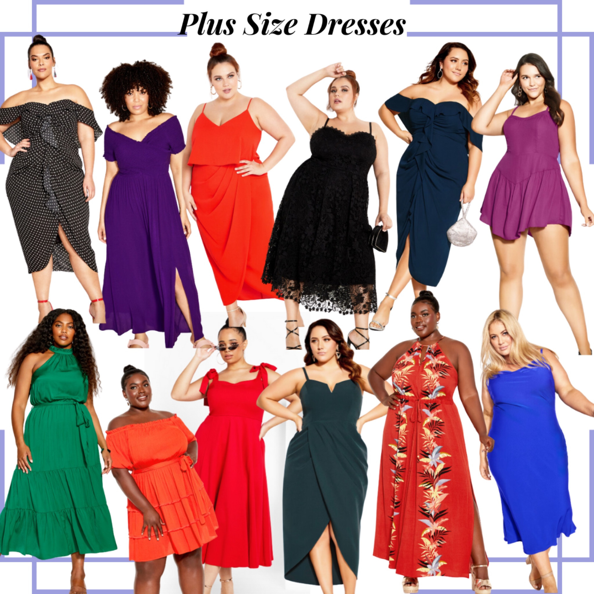 Js plus size outlet dresses