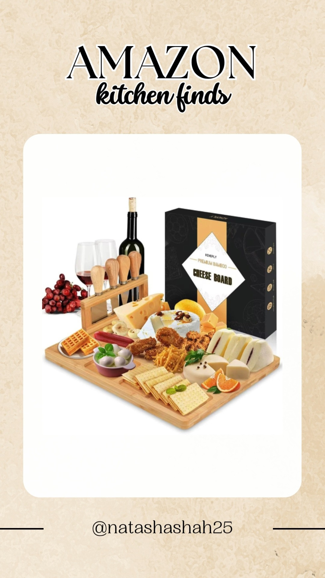 This charcuterie board with removable standing cutlery set turns snack time into a stylish spread, making every bite feel fancy, fun, and totally share-worthy. #CharcuterieBoard #EntertainingEssentials #SnackStyle #CutlerySet #PartyPlatter #FoodieFavorites #ServingBoard #HostWithStyle #GrazingGoals #KitchenAccessories 🧀🍇🍴
 

 #LTKcanada #LTKwedding #LTKdatenight