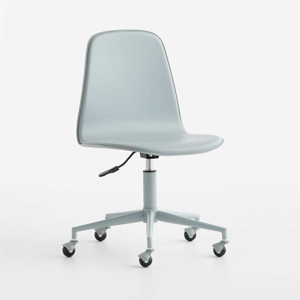 Class Act Mist Blue Adjustable Kids Desk Chair + Reviews | Crate & Kids | Crate & Barrel
