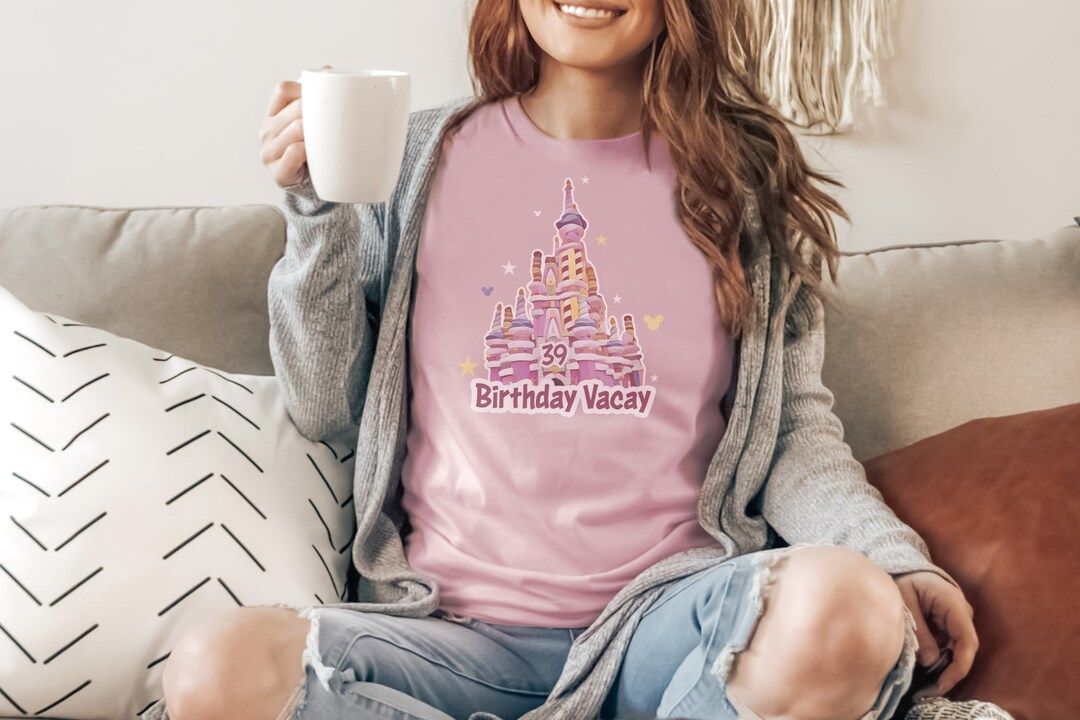 Disney Castle Birthday Shirt, Customizable, Disney World Castle, Disney Parks, Cinderella's Castl... | Etsy (US)