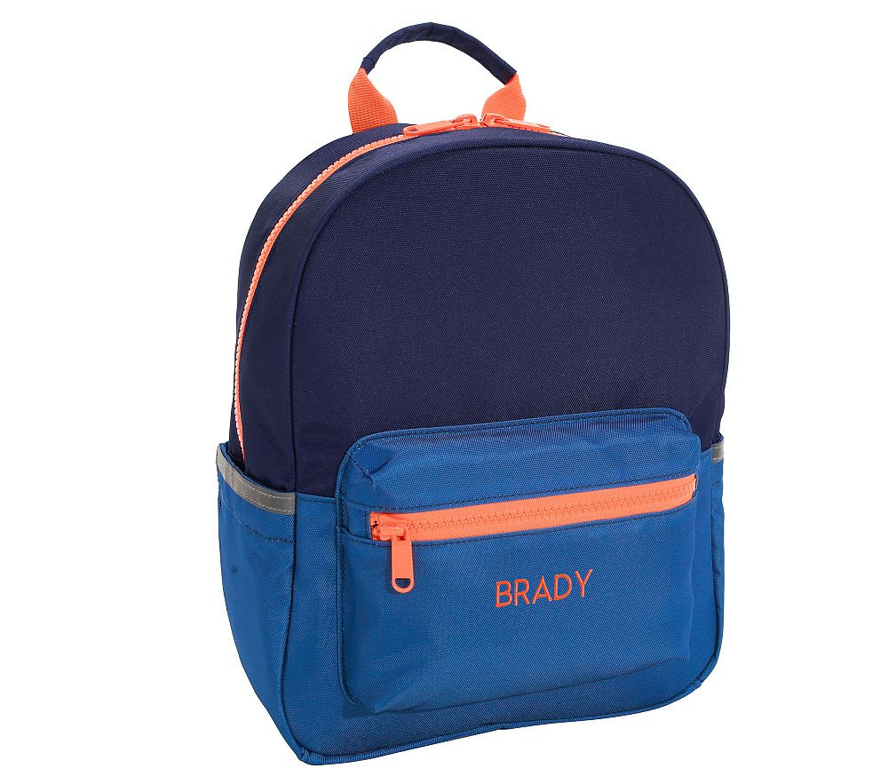 Astor Blue/Navy Toddler Backpacks | Pottery Barn Kids