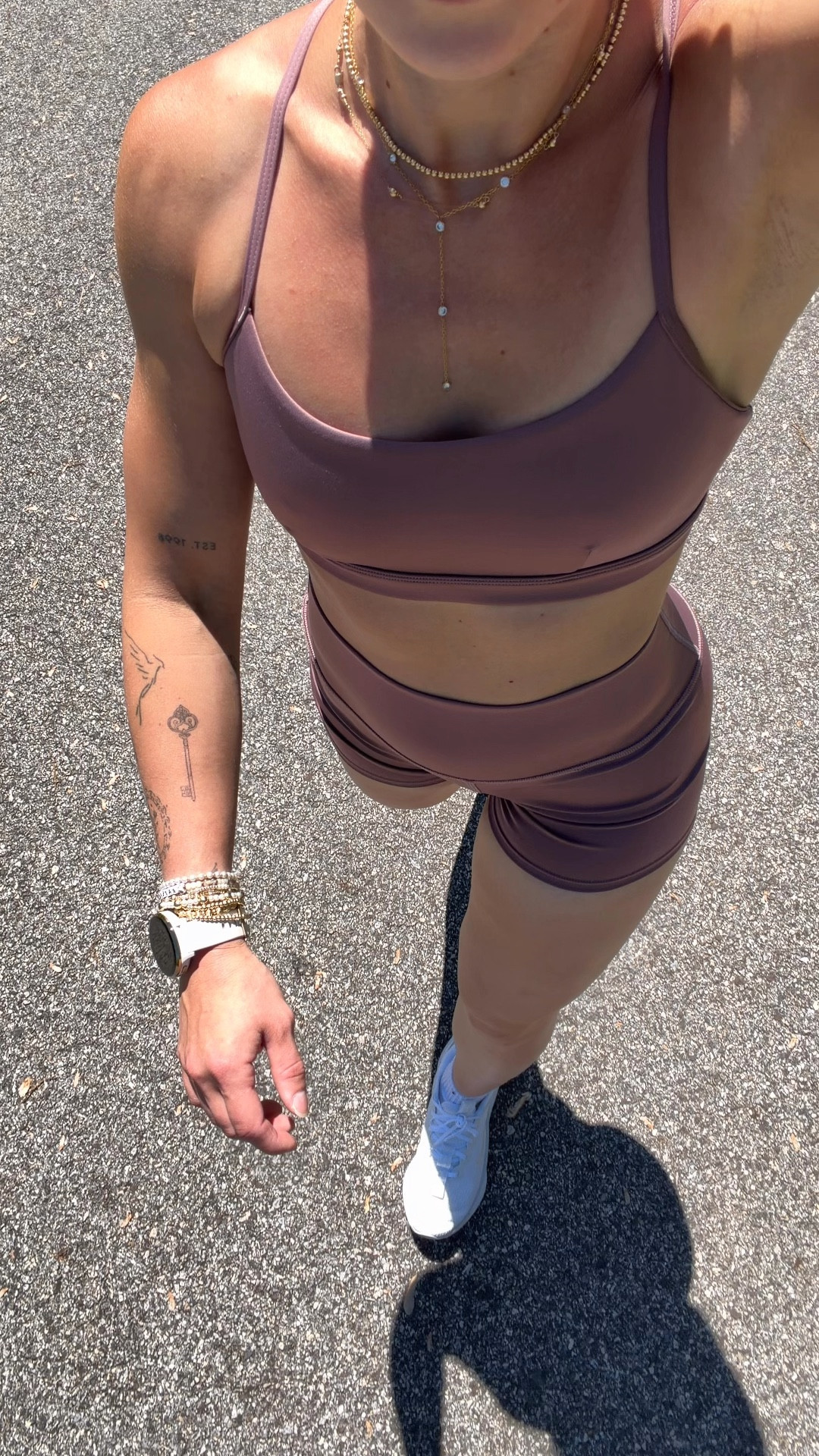 4/27/26 Long Walk Outfit + Favorite Walking Sneakers


What I wore for a long walk today 🤍 an Alo biker short set paired with my Garmin, Amazon socks, and my go-to Nike sneakers—truly some of the comfiest walking shoes I own, especially for longer miles. Everything is linked here ✨

#LTKActive #LTKfitnessgoals