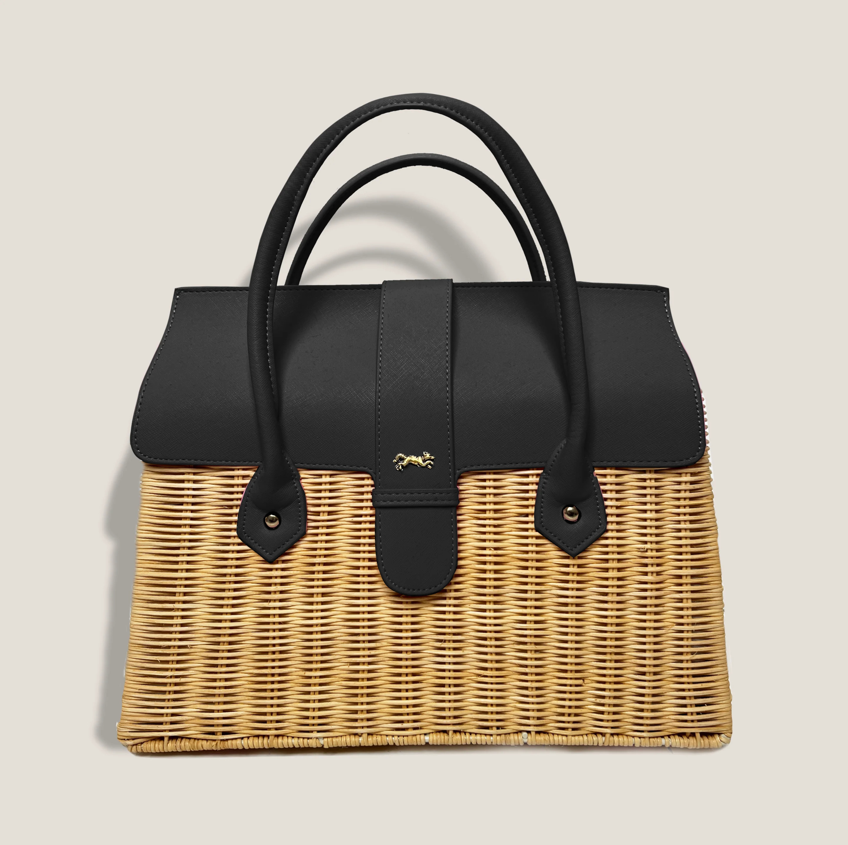 THE ONASSIS 35 BASKET - NOIR* | MME.MINK