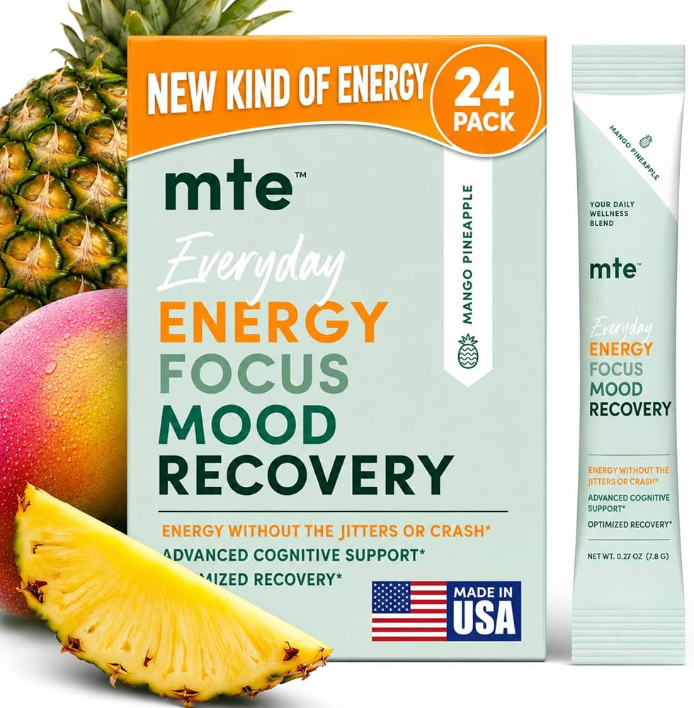 Energy Drink Powder with Paraxanthine 24 Caffeine Free Energy Drink Packets | Amazon (US)