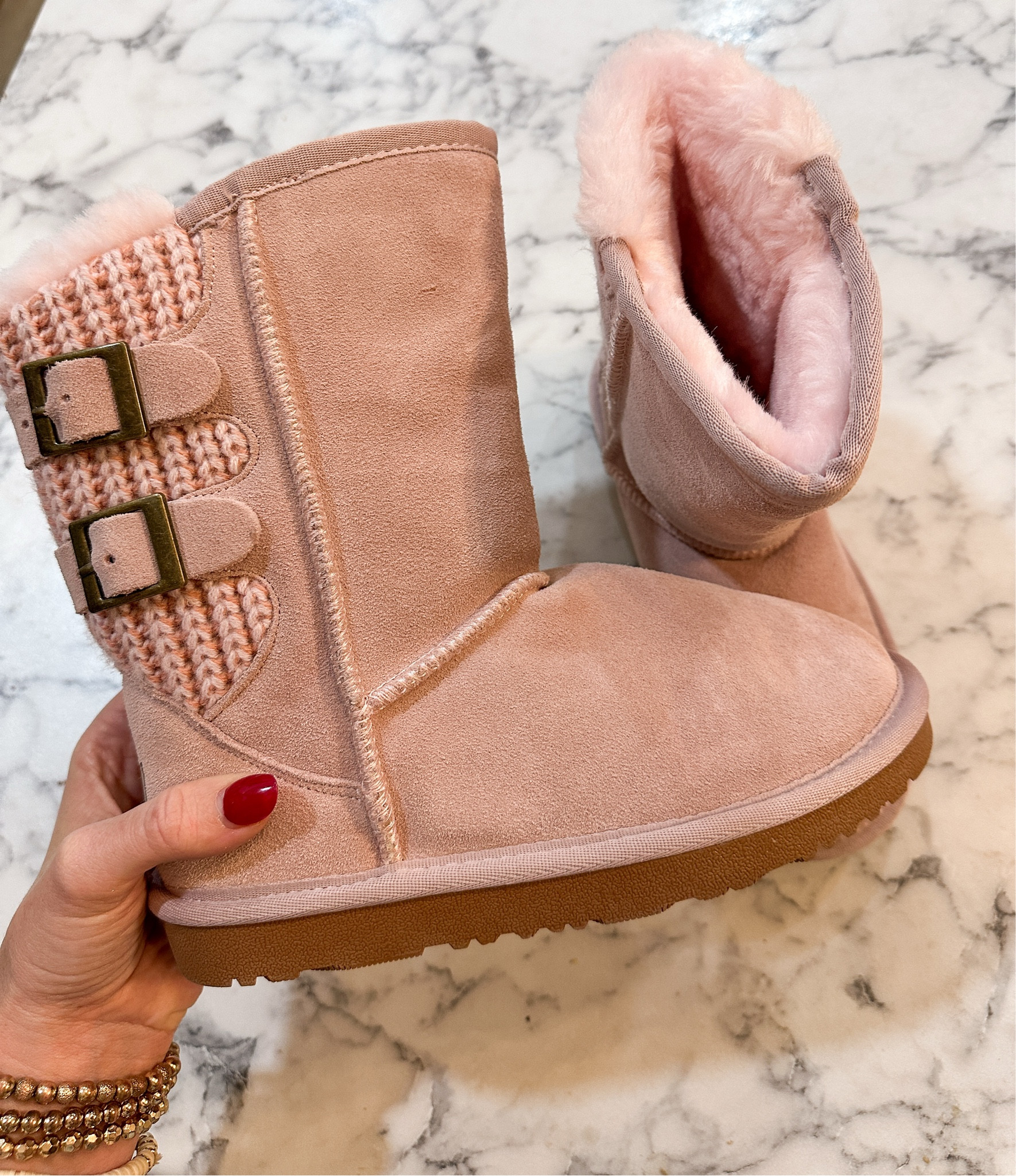 Kids last minute gift idea!!! pink Ugg
Boot look for less from Amazon! Love these winter boots— come in black, grey & tan with cute buckle details! 

Ugg dupes, 2025 shoe trends, Amazon shoes, kids fashion, toddler clothes, kids shoes, snow boots,
Faux fur boots 



#LTKHoliday #LTKGiftGuide #LTKKids