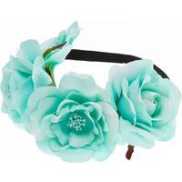 Oversized Mint Green Flower Headwrap | Claire's Accessories (UK)