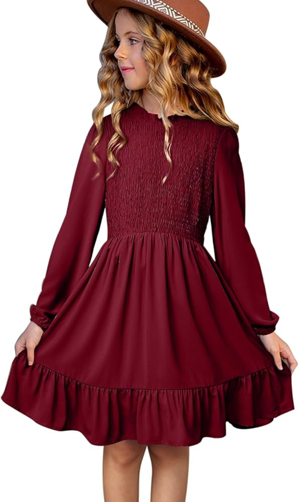 blibean Tween Girls One-Shoulder Dresses Size 6-15 Years Old | Amazon (US)