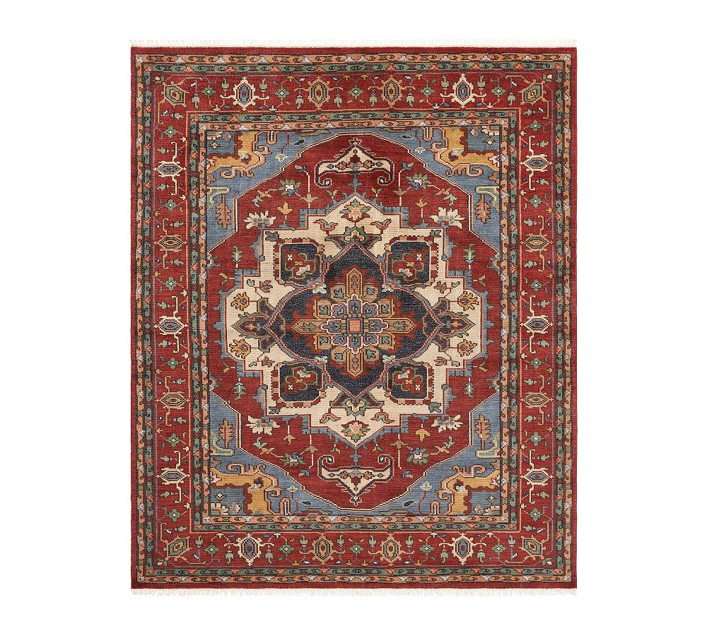 Greenwich Hand-Knotted Wool Rug | Pottery Barn (US)